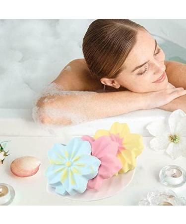 FnnEmg Bath Bomb Random Color 65g Natural Skin Corner Petal Shaped Exfoliating Moisturizing Bath Bomb for Adults - Buy Online on GoSupps.com