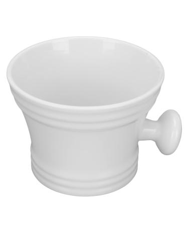 Shaving Soap Bowl Plastic Men Shaving Mug with Handle for Home and Travel Large Capacity and Portable