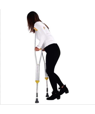 Crutches for Adults Underarm Underarm Crutches Adjustable Stick Aluminum Base Healthcare for Old Man Great for Travel or Work Selfless dedication - Buy Online on GoSupps.com