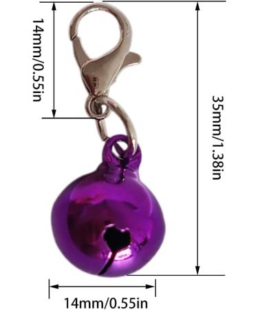Cat Bells for Collars Loud Dog Bells for Collar 14 Pcs Colourful Pet Bells for Collars Small Cat Bells Collar Charms with Lobster Clasp Puppy Loud Bell Pendant for Dog Cat Collar DIY Craft - Buy Online on GoSupps.com