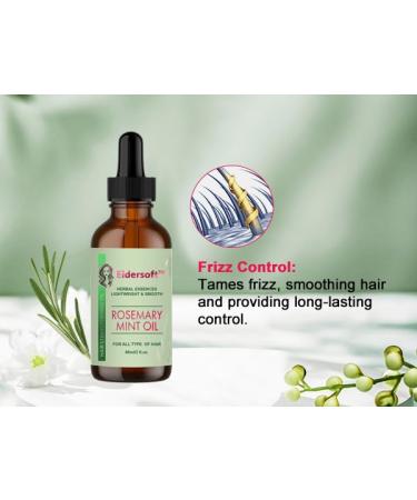 Rosemary Mint Scalp & Hair Oil - Organic Fast Growth Reduce Hair Loss Healthy Scalp Care | 100% Pure Non-Greasy Formula - 2 fl oz - Buy Online on GoSupps.com