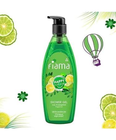 Yuzu & Bergamot Body Wash 500ml - 97% Natural Moisturizing Shower Gel for Women & Men Gentle on Sensitive Skin - Buy Online on GoSupps.com