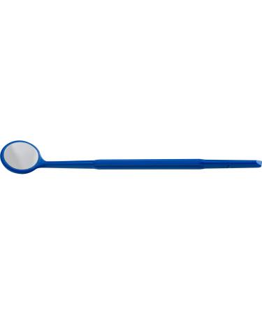 wellsamed Premium examination mirror disposable mouth mirror with real glass dental mirror for home use 1 piece blue