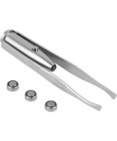 LED Eyebrow Hair Remover Tweezers Creative Makeup Tool with Batteries Included for Precision Grooming - Buy Online on GoSupps.com