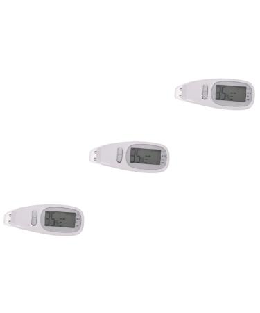 minkissy 3 Sets Moisture Tester Skin Sensor Tester Skin Care Device Softness Analyzer Skin Analyser Skin Water Oil Tester Digital Skin Detector Pen White The Face Abs Skin Care Instrument