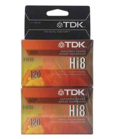 4 each: Tdk Camcorder Tape 8mm (P6-120HPL2TGA)