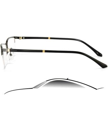 Buy Mincl Transition Photochromic Bifocal Reading Glasses - UV400 Rectangular Frame for Men & Women (Black 0.00/+2.50 Magnification) - International Shipping Available - Buy Online on GoSupps.com
