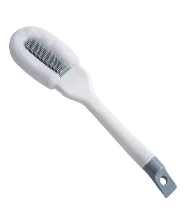 HAIBING Brush Home Shoes Brushes Long Handle Soft Plush Shoe Brush Cleaner Non-Injury Shoes Clean Brushes Fabric Care Board Leather Cleaner Sneakers Care Bathroom Tool Shoe Brush(Gray) Grey