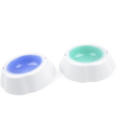 Ipetboom Cooling Dog Cooler Bowl Cats Water Bowl Dog Food Feeder Pet Bowl Pp Indoor Cooling Artifact 24X17X6.6CM Green - Buy Online on GoSupps.com