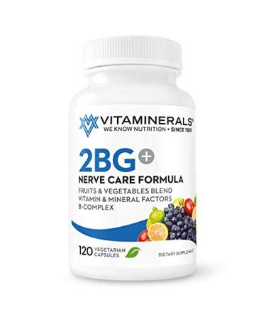 VITAMINERALS 2BG+ B Complex Immune Support High Potency B Complex and Multi-Vitamin (120)