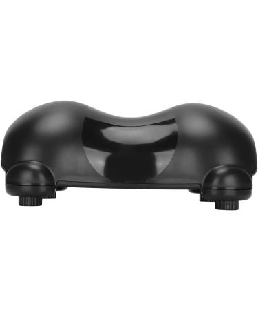 Samnuerly Neck Stretcher Ergonomic Neck Traction Device Adjustable Spine Massager Flexible Neck Support for Neck Pain Relief (Color : Black)