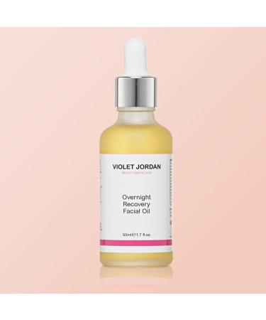 VIOLET JORDAN Overnight Recovery Facial Oil - Natural Retinol and Antioxidants to Combat Dry Skin - Hydrates and Moisturise - Skincare Older Women & Mature Skin - Buy Online on GoSupps.com