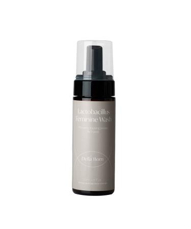 Della Born Lactobacillus Feminine Wash 150ml (5.1 Fl.oz) l Rich Bubble l Soft Foam l Cleanliness l Gentle Cleansing l No Irritation l pH-Balanced l Healthy Care