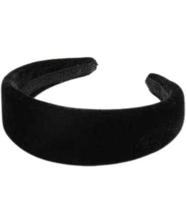 Topkids Accessories Velvet Padded Alice Headband Hairband Hair Band Head Band Women Girls 90s 80s 70s 60s Wedding Hen Party Bridal Festival Adult Wonderland Thick Wide (4cm Black) - Buy Online on GoSupps.com