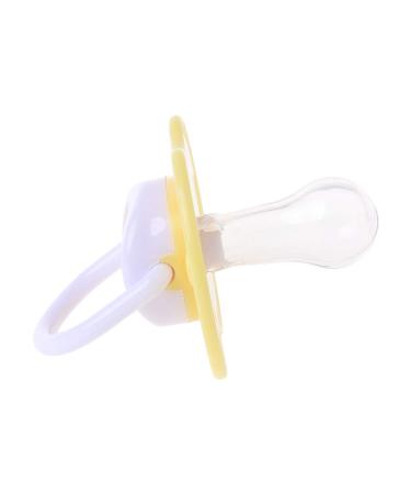 Appense Cartoon Print Silicone Baby Pacifier - Secure Food-Grade Nipple with Clip - Round & Flat Design for Newborns - Buy Online on GoSupps.com