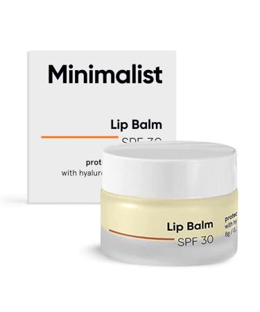 Spf 30 Lip Balm With Ceramides & Hyaluronic Acid Lip Protection & Nourishment For Women & Men 8 Gm Off White