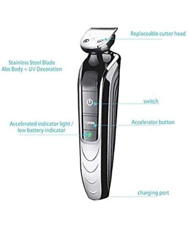 Easy Hair Clipper 5 in 1 - Professional Cordless Hair Clippers Waterproof Electric Shaver & Trimmer for Home Use - Buy Online on GoSupps.com