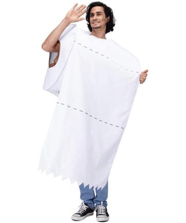 Funny Rolling Paper Costumes Cosplay Clothing Halloween Party Roll Paper Tissue Toilet Paper Costumes for Adults - Buy Online on GoSupps.com
