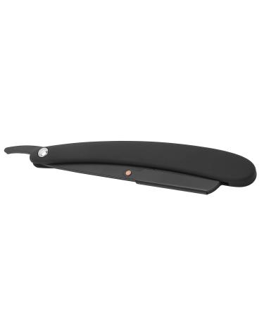 Premium Black Manual Folding Razor - Blade-Free for Home Hairdressing & Barber Shops | International Shipping Available - Buy Online on GoSupps.com