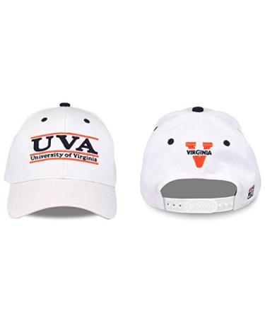 NCAA Virginia Cavaliers Unisex NCAA The Game bar Design Hat, White, Adjustable