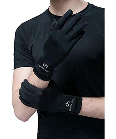 Copper Heal Arthritis Compression Full Gloves - Medium Size (Pack of 1) - Buy Online on GoSupps.com