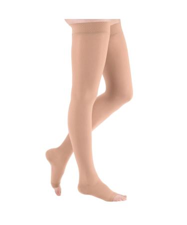Medi Medive plus compression stockings thigh stockings |Durable |Clima-Comfort |Size: I |KKL1 |Open tip |Short |Unexplained
