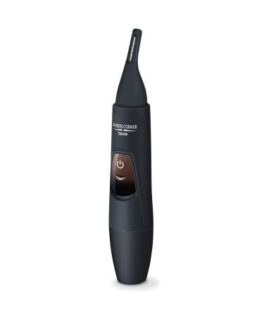 Beurer HR 2000 precision trimmer for correction and trimming eyebrows nasal and ear hair including comb attachment and removable cutting attachment black - Buy Online on GoSupps.com