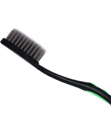 Suicra - 10 Pack Soft Charcoal Adult Toothbrushes for Ultimate Oral Hygiene | Manual Cleaning & Care - Buy Online on GoSupps.com