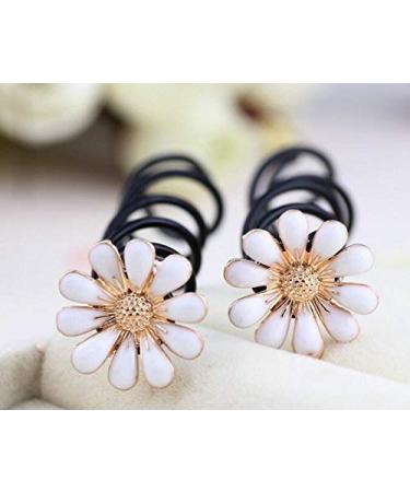 10PCS Assorted Color Flower Spiral Hair Pins - Hair Bun Styling Tool for Women and Girls - Buy Online on GoSupps.com