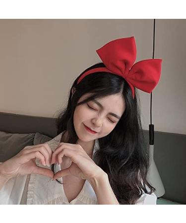 Bowknot Headband for Women Red Bows for Hair Accessories Hair Bows for Girls Hair Hoops Bowknot Hair Bands for Christmas Birthday Cosplay - Buy Online on GoSupps.com