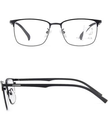 Buy Riccie Intelligent Varifocals Reading Glasses for Men | Anti-Blue HD Aspherical - Diopter +1.0 to +3.0 | International Shipping - Buy Online on GoSupps.com