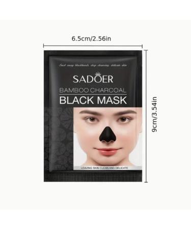 Bamboo Charcoal Black Nose Mask | Eco-Friendly Breathable & Stylish | Ships Internationally - Buy Online on GoSupps.com