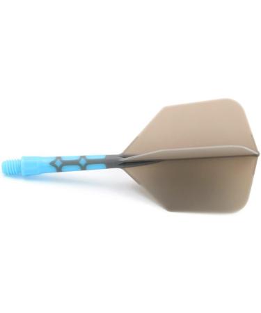 CUESOUL ROST T19 Integrated Dart Shaft and Flights - Big Wing Shape Grey 28mm - Buy Online on GoSupps.com