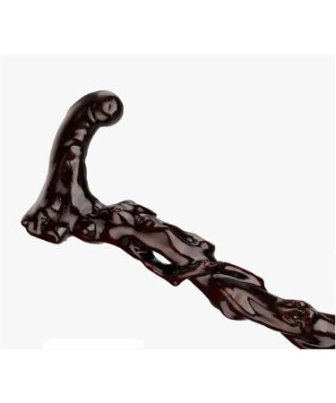 Wood Carving Fancy Cane Lightweight Sturdy Offset Walking Stick Uplift Cane and Walking Stick for Seniors Elderly Disabled - Buy Online on GoSupps.com