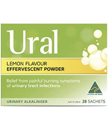 Ural Effervescent Powder 4G - 28 Sachets | Urinary Alkalinizer for Cystitis Relief - Buy Online on GoSupps.com