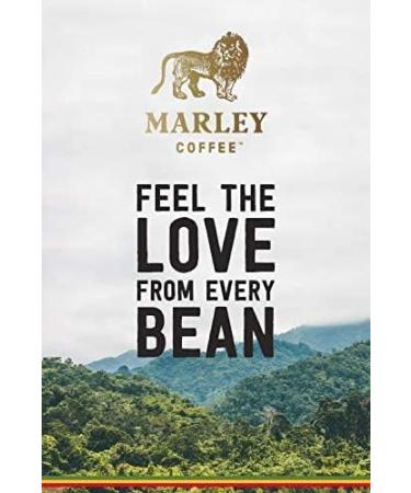 Marley Coffee 20% Jamaica Blue Mountain Medium Roast Coffee Beans 1kg - Smile Jamaica Blend - Marley Coffee - From The Marley Family - Rainforest Alliance Certified - Strength 3 - Buy Online on GoSupps.com