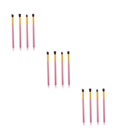 Shop Minkissy 12 Pcs Foundation & Highlighter Makeup Brush Set - Synthetic Hair Pink Glitter Cosmetics Tools for Flawless Makeup - Buy Online on GoSupps.com