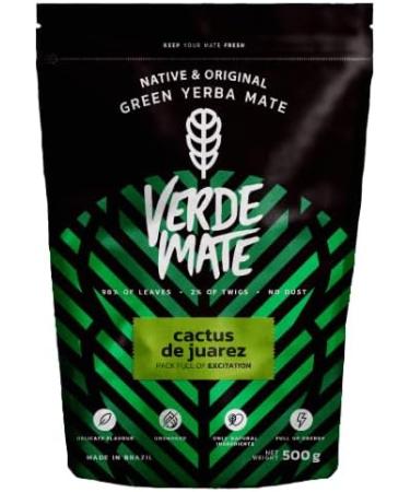 Verde Mate Cactus de Juarez Tea 500g | Yerba Mate Tea from Brazil | Fruit-flavoured yerba mate | Stimulating yerba mate | Unsmoked | Vegan | Gluten free - Buy Online on GoSupps.com