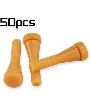 tesrgre 50Pcs Chicken Plucker Fingers Rubber Hair Removal Stick Poultry Plucking Picker for Duck Quail Goose Easy to Use Yellow - Buy Online on GoSupps.com