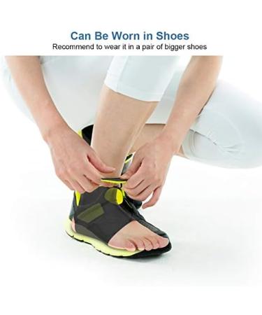 Ankle Bandage with Gel Pads for Plantar Fasciitis & Heel Spur - Compression Support for Foot Pain Relief (1 Pair) - Buy Online on GoSupps.com