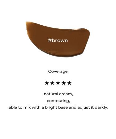 Glow Breathable Blemish Balm #Brown | Cruelty-Free Fragrance-Free Gluten-Free BB Cream - Lightweight & Hydrating Skincare (1 Fl Oz - Buy Online on GoSupps.com