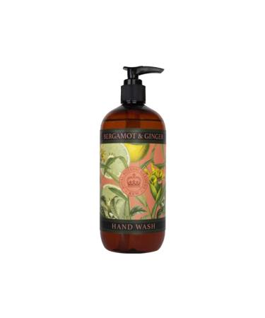 The English Soap Company Kew Gardens Luxury Hand and Body Wash Refreshing Botanical Wash with a Rich Lather Enriched with Soothing Aloe Vera and Vitamin E Bergamot and Ginger Scent 500ml Bergamot & Ginger