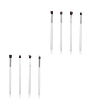 Hemoton 8 Pcs Eye Make-up Brush Kit Concealer Brush Makeup Brushes Eye Kits Brush Blush Brush White