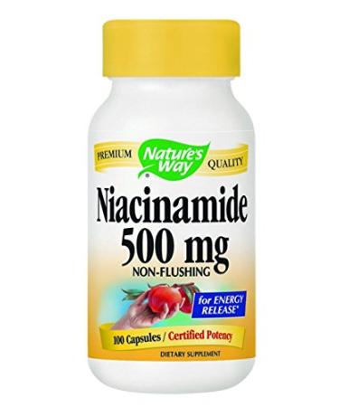 Nature's Way Niacinamide 500 mg 100 Capsules