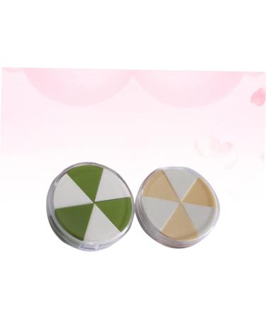 Set of 2 triangle make-up sponge make-up powder puff make-up for the face face sponge face powder make-up wedges powder dry touch wet and dry - Buy Online on GoSupps.com