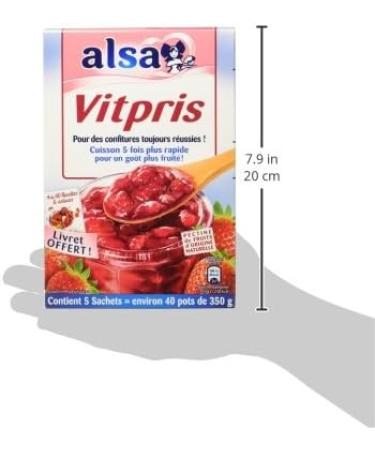 Alsa Vitpris Jam Gelling Agent 5 Sachets 188 g - Buy Online on GoSupps.com