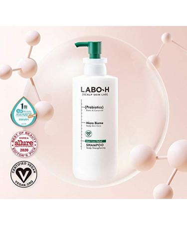 LABO-H Probiotics Hair Loss Symptom Relief Shampoo 400ml - Scalp Strengthening Formula - Buy Online on GoSupps.com