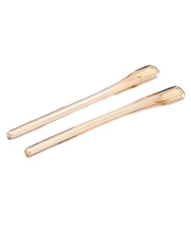 Vekker glasses bracket replacement2 pair of beige transparent glasses end tips.