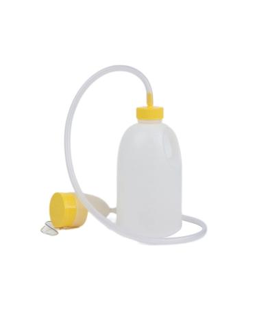Portable Urinals 1700ml Portable Home Male Pee Bottle Urine Collector Storage with Pipe for Men Urinal for Adult Children (Color : 1)