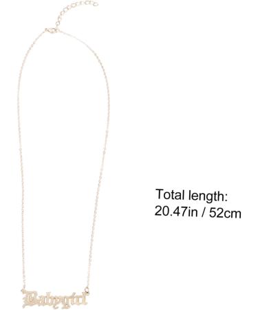 OATIPHO crystal necklaces decoration neck Valentine's day necklace clavicle chain baby girl Fashion gem - Buy Online on GoSupps.com